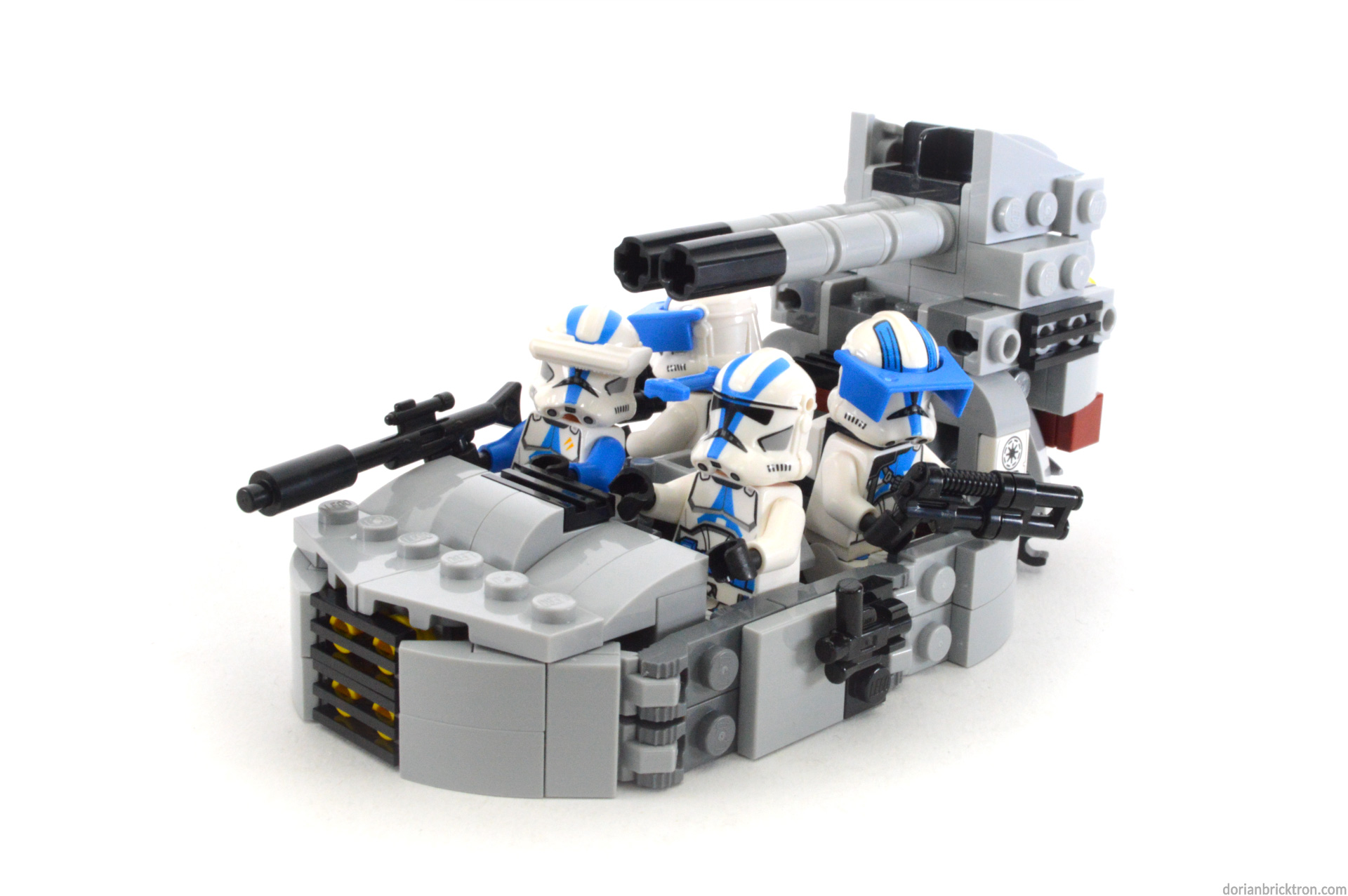 tidevand navneord Afstem 501st Legion Combat Landspeeder, LEGO 75345 alternate build, free build  instructions • Dorian Bricktron