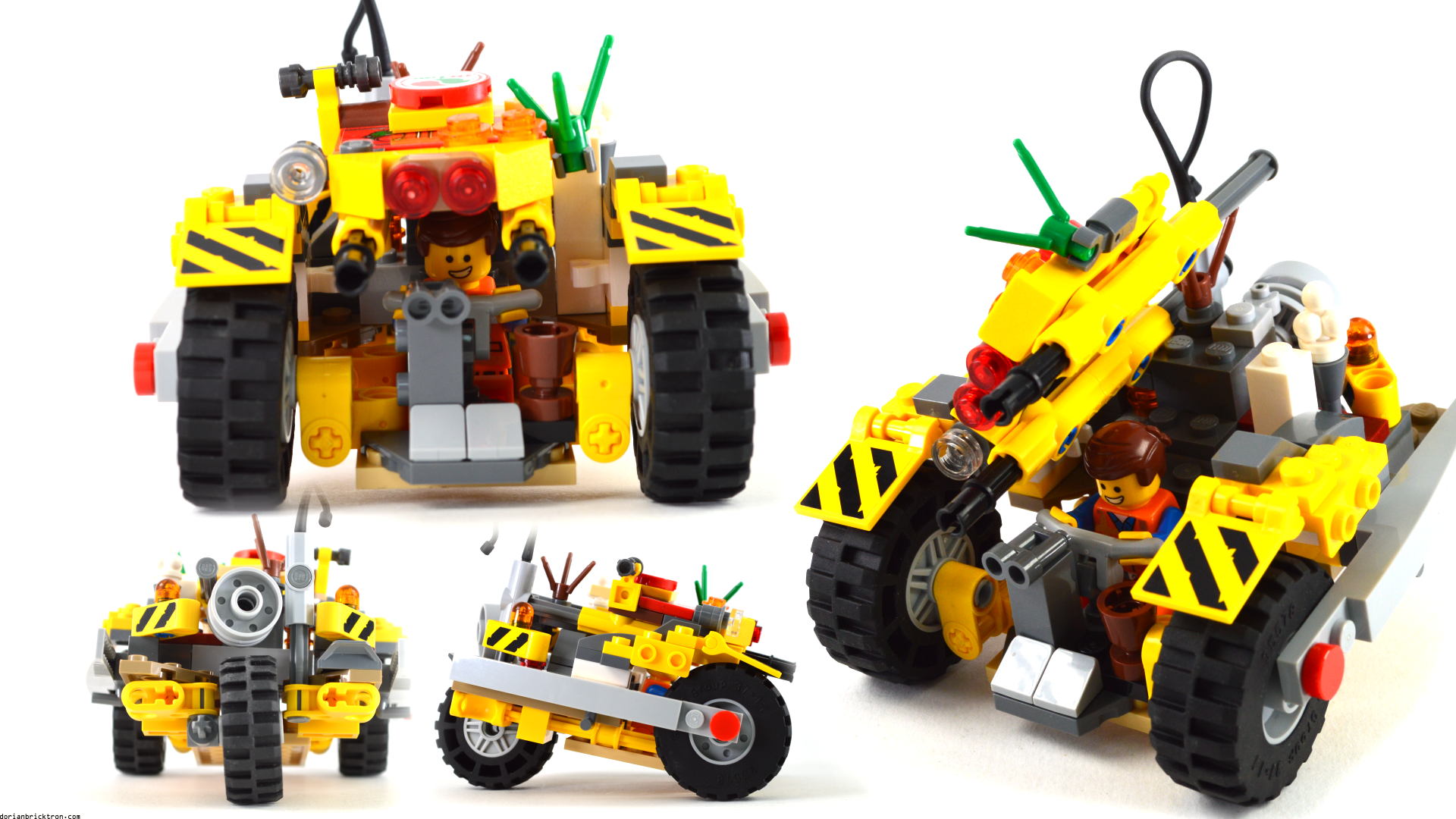 Lego Movie 2: Emmet´s Tank Trike, Alternative build for LEGO 70823 • Bricktron