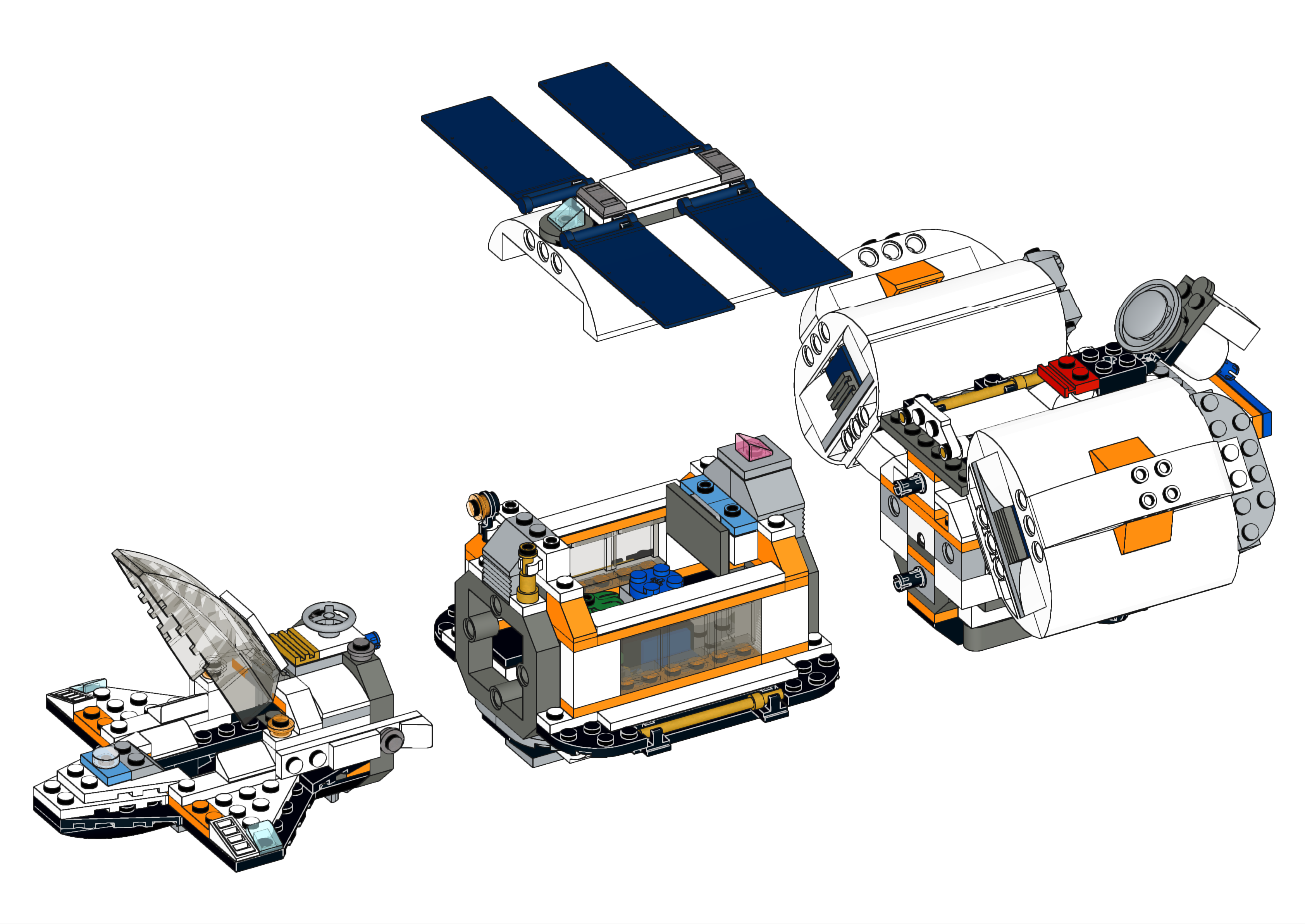 Kloster Balehval forvisning LEGO 60227: Research Ship - Space Station Alternative Build • Dorian  Bricktron